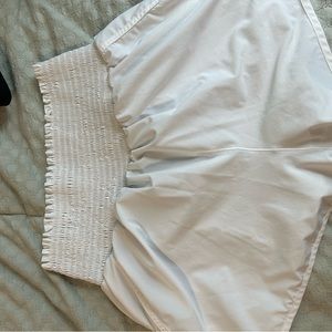 aerie smocked athletic shorts